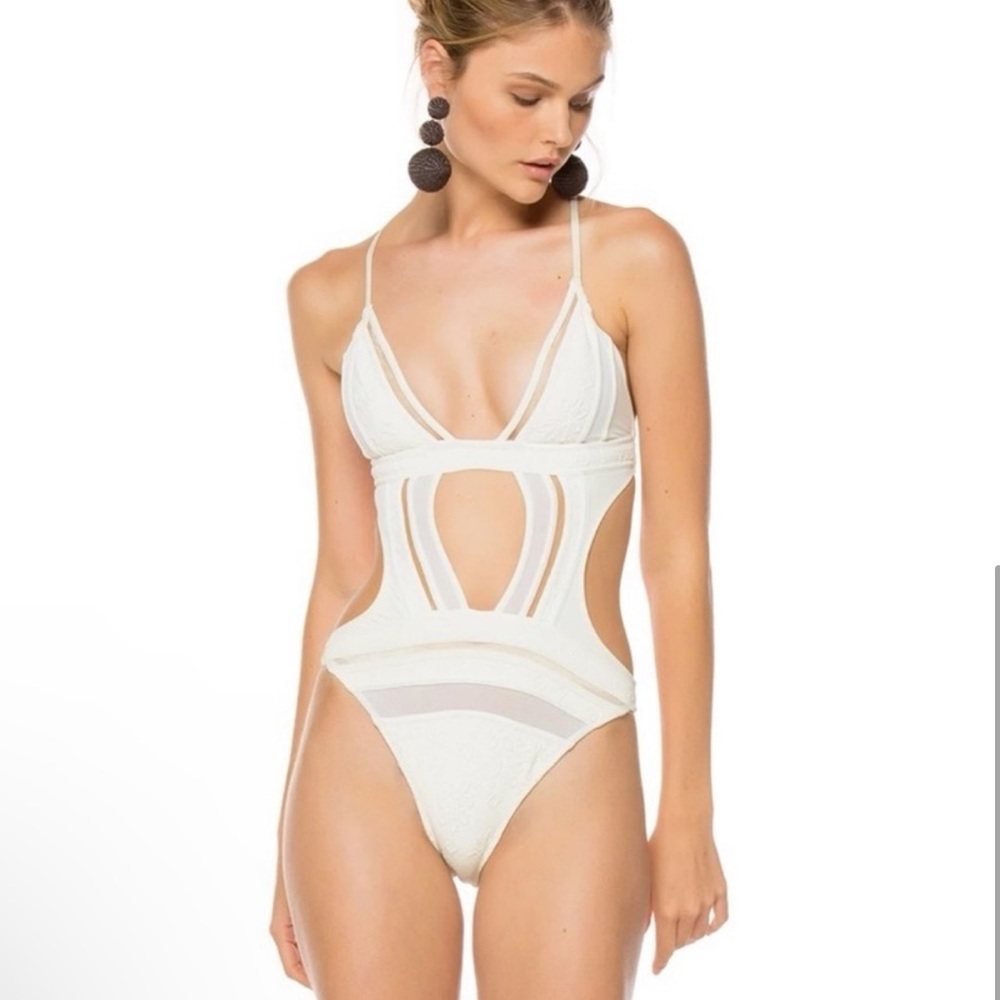 NWT agua bendita moonlight one piece swimsuit